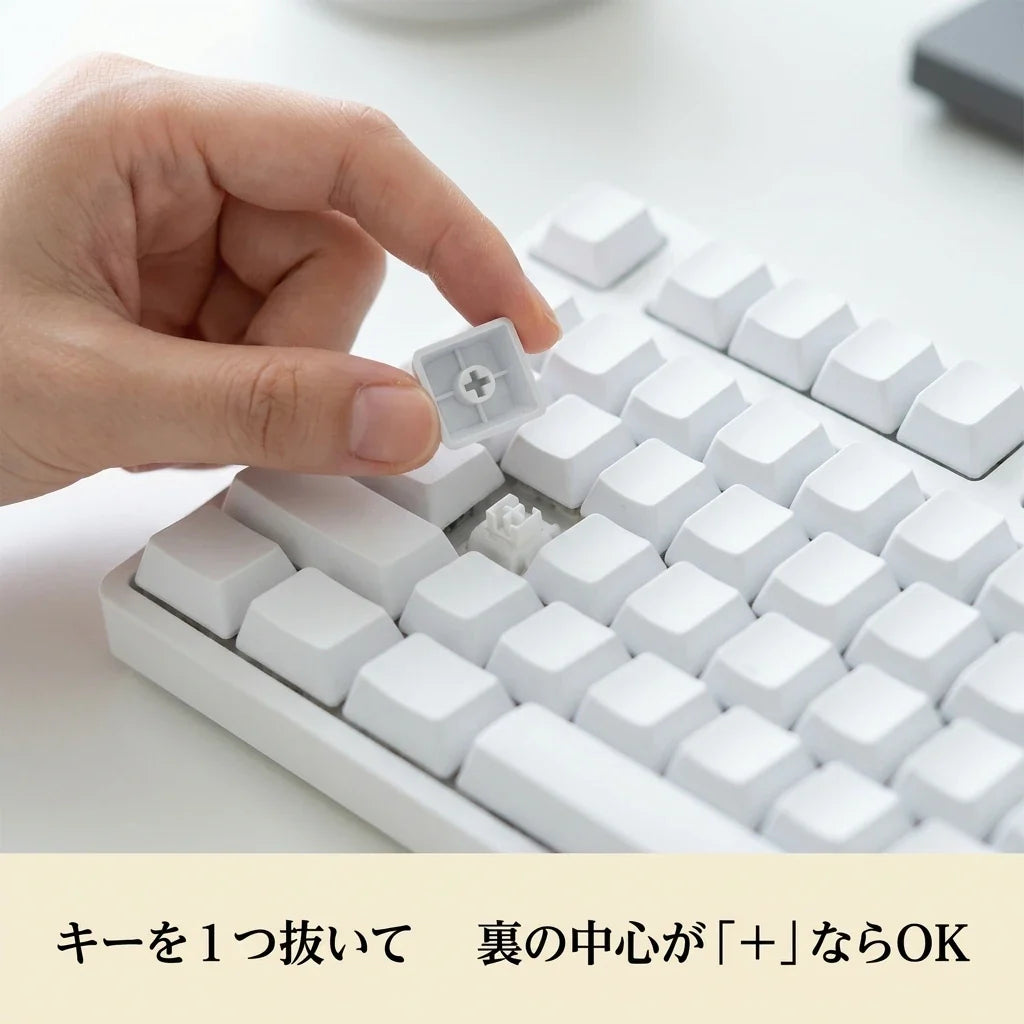 NICOMO ねこみみクリアキーキャップ 4個セット