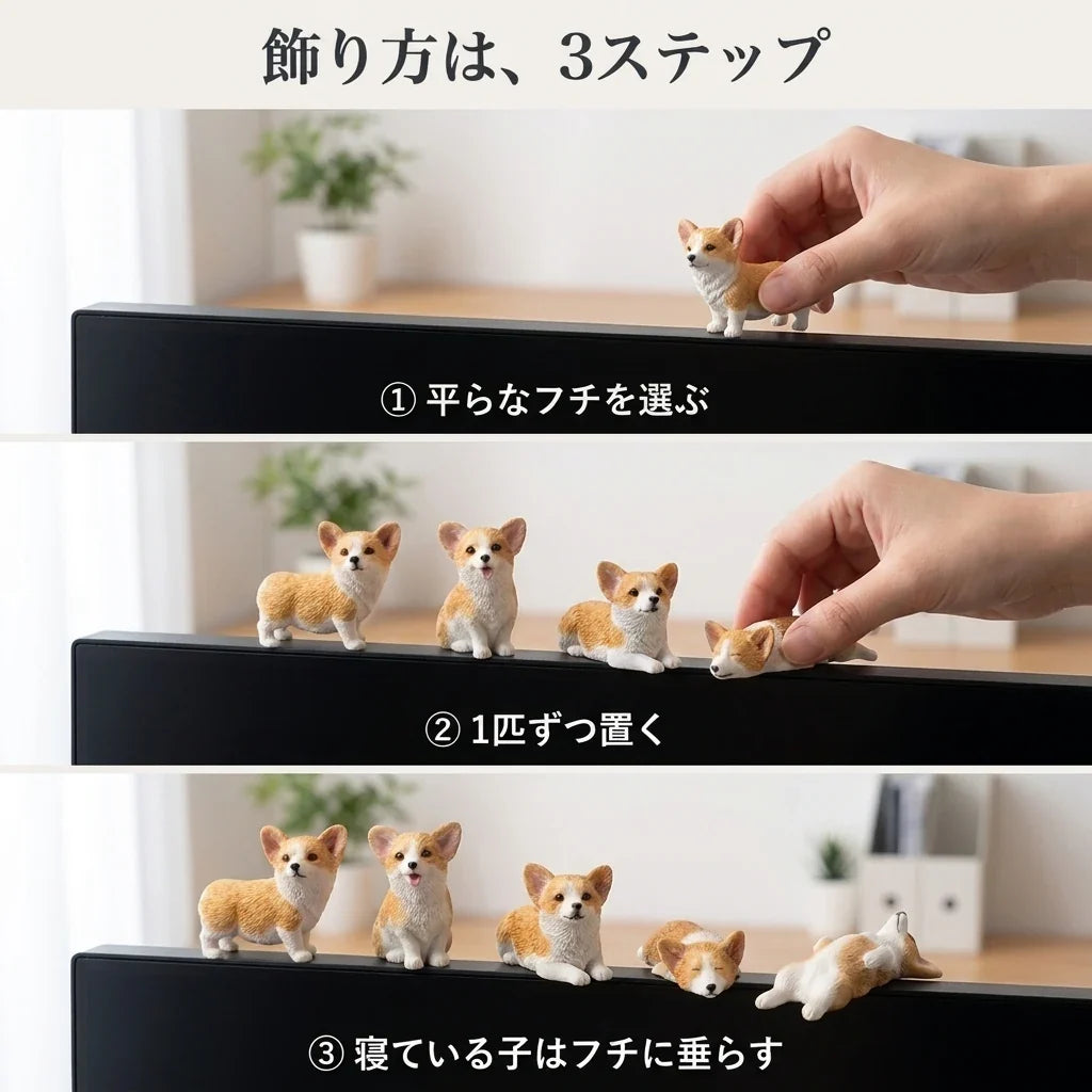 NICOMO コーギー置物