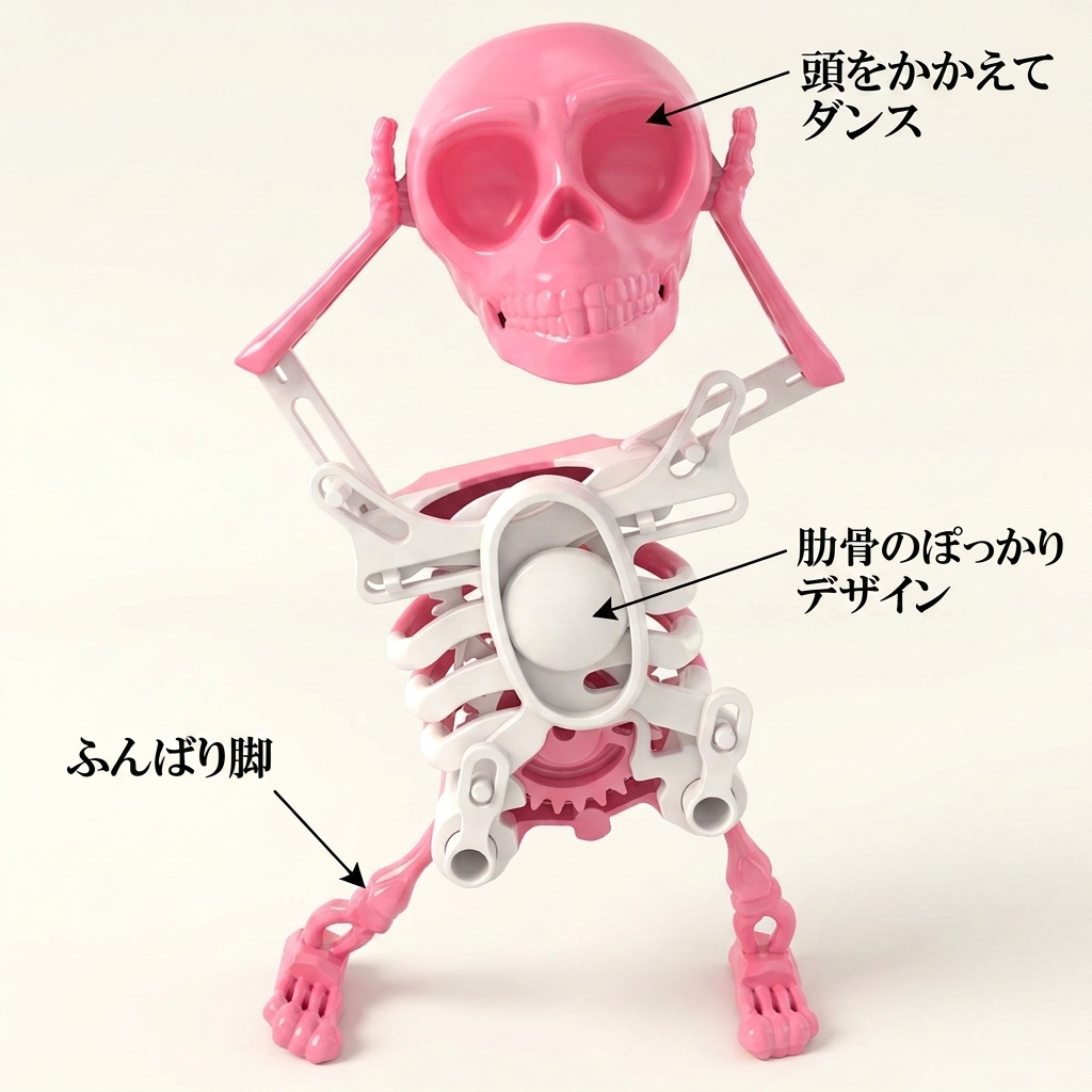 NICOMO おどるガイコツ