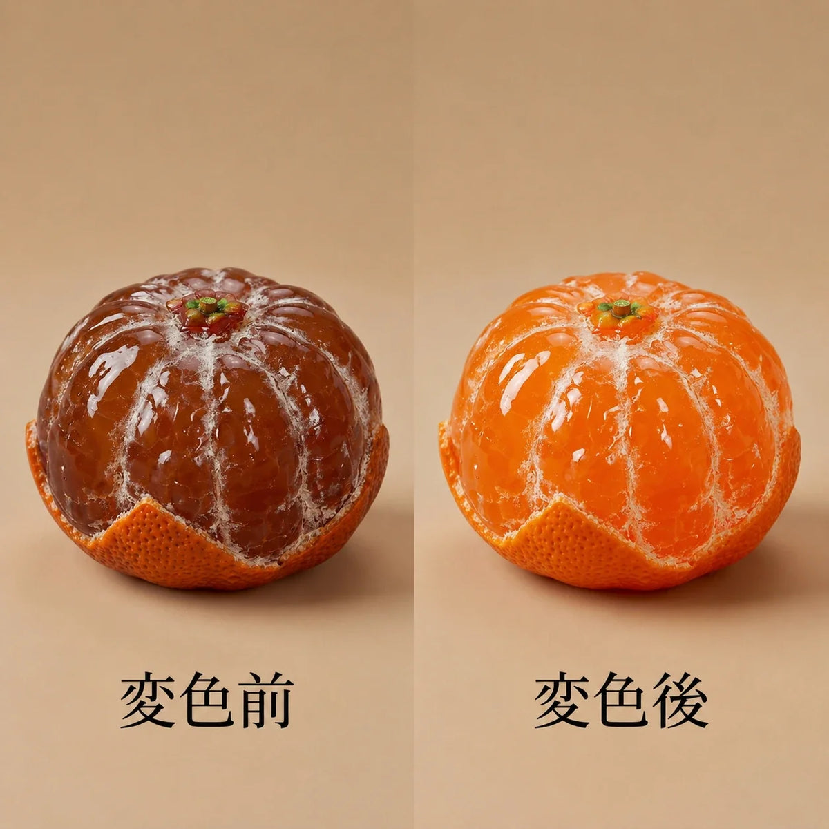NICOMO 変色茶寵 みかん