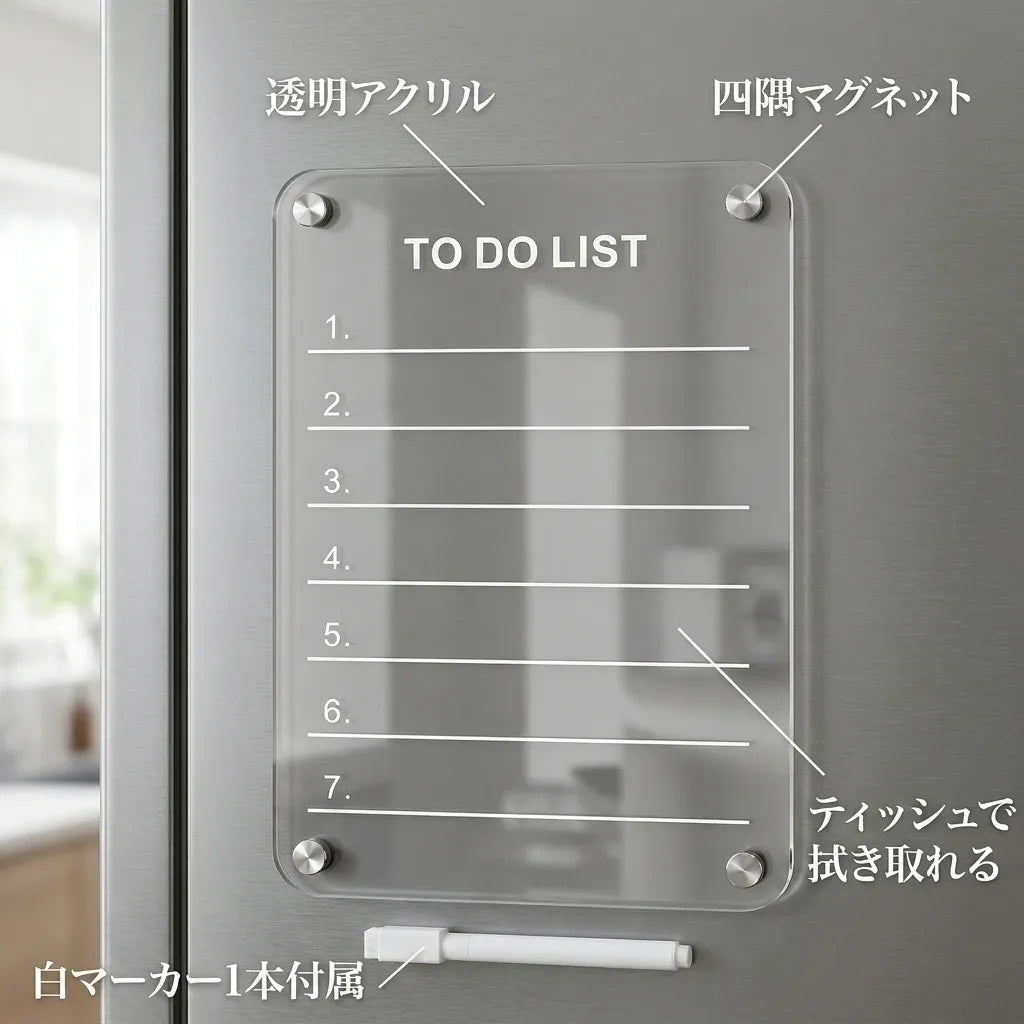 NICOMO 透明マグネットボード