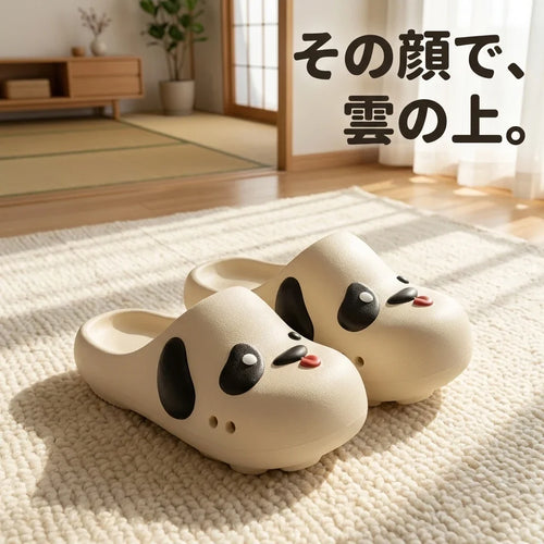 NICOMO おとぼけ犬サンダル