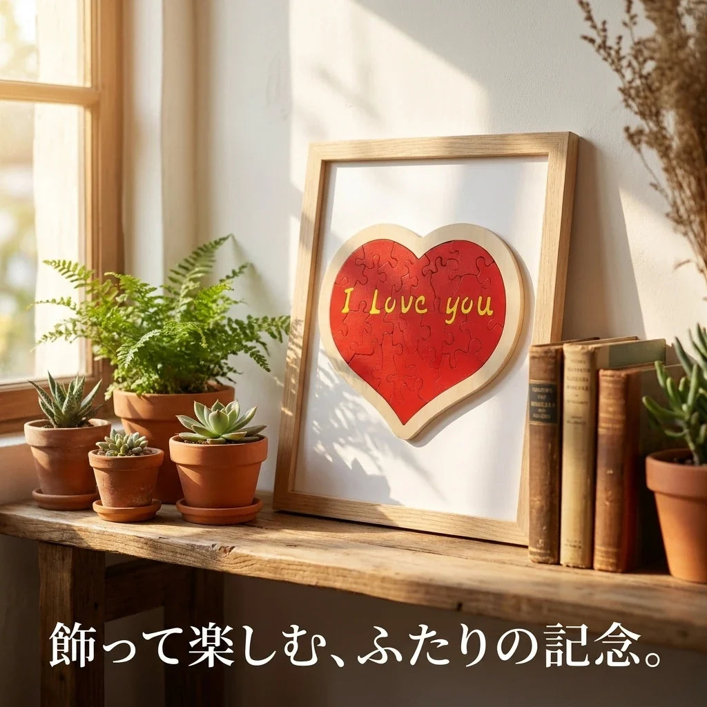 NICOMO 木製ハートパズル