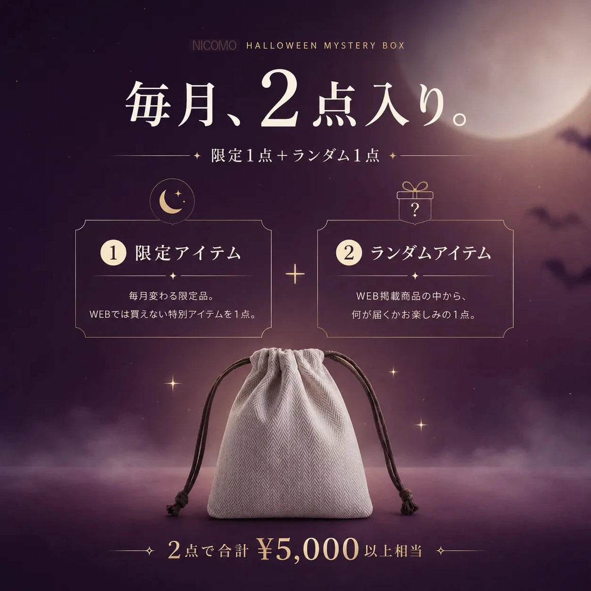 ニコモの季節限定ミステリー便
