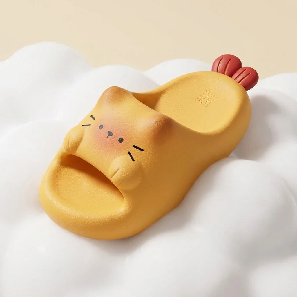 NICOMO エビフライにゃんサンダル