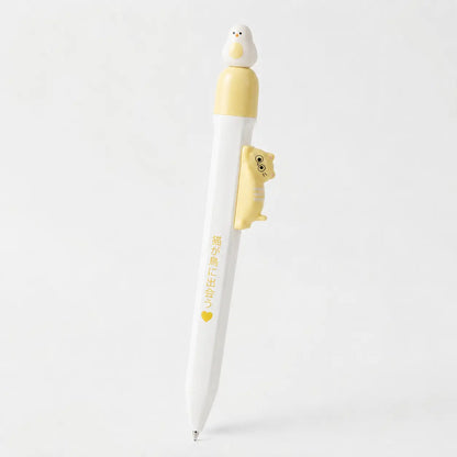NICOMO ねこ磁石小鳥ペン 4本セット