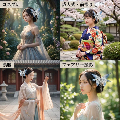 NICOMO バタフライヘアクリップ