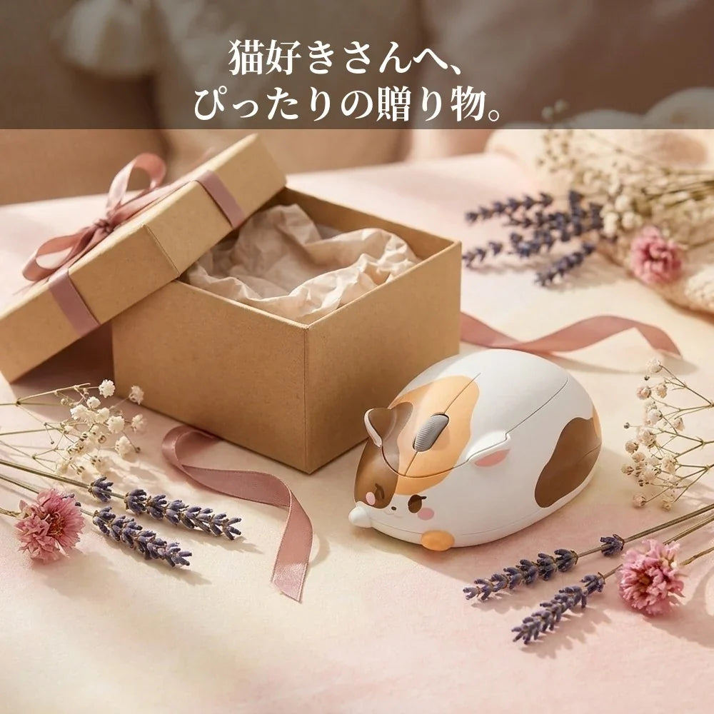 NICOMO 猫型ワイヤレスマウス