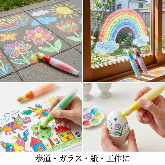 NICOMO チョークペイントペン 6色セット