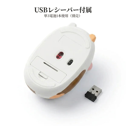 NICOMO 猫型ワイヤレスマウス
