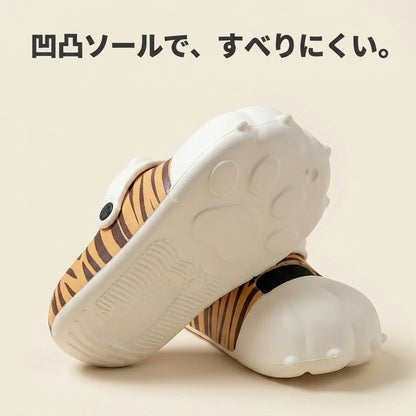 NICOMO アニマル肉球サボサンダル