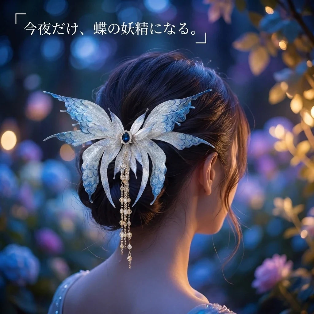 NICOMO バタフライヘアクリップ