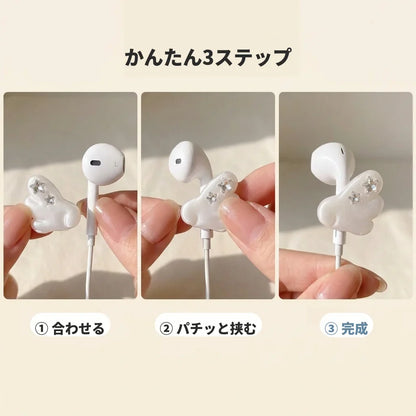 NICOMO 天使の羽イヤホンデコ