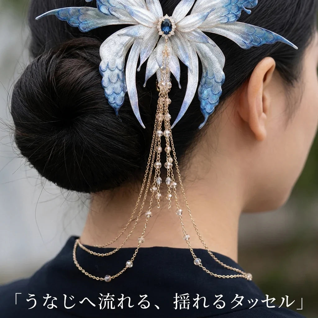 NICOMO バタフライヘアクリップ