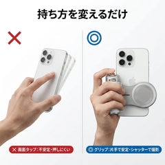 NICOMO マグネットカメラグリップ