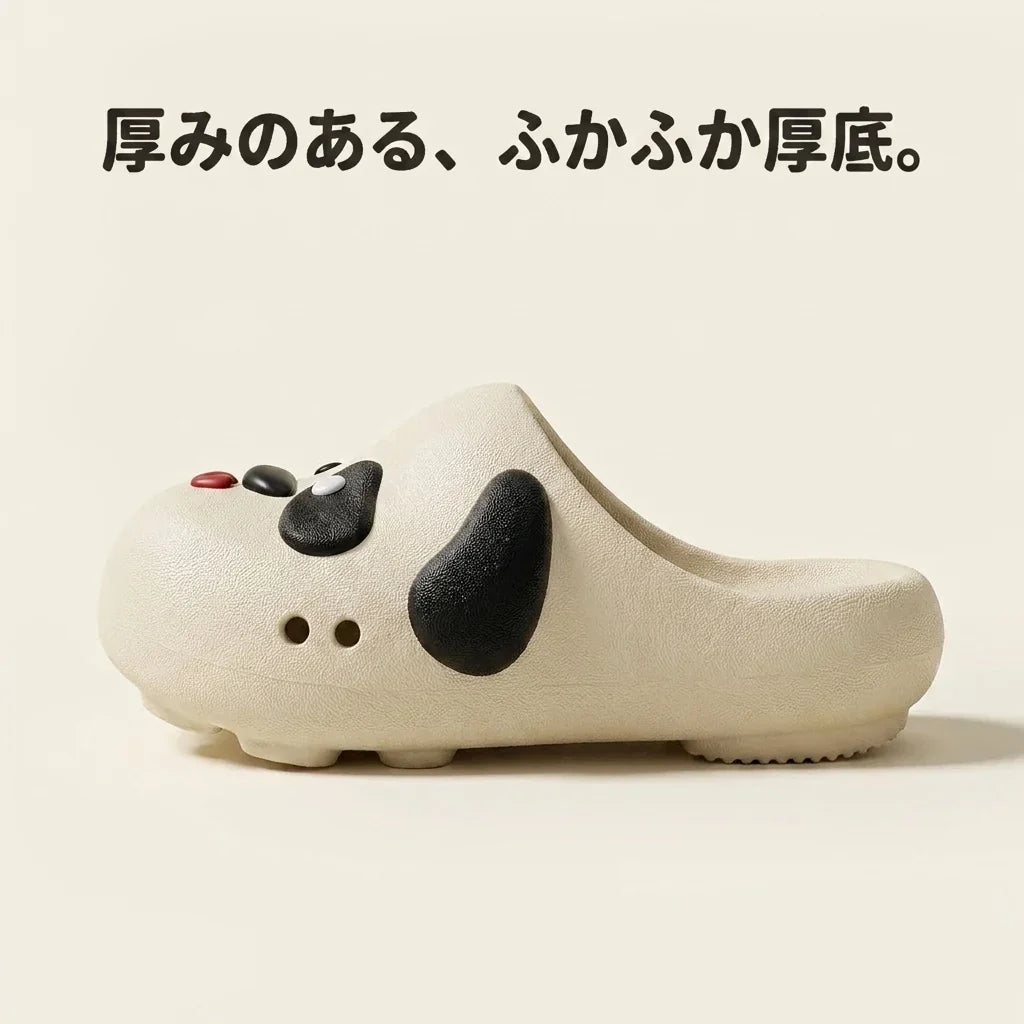 NICOMO おとぼけ犬サンダル