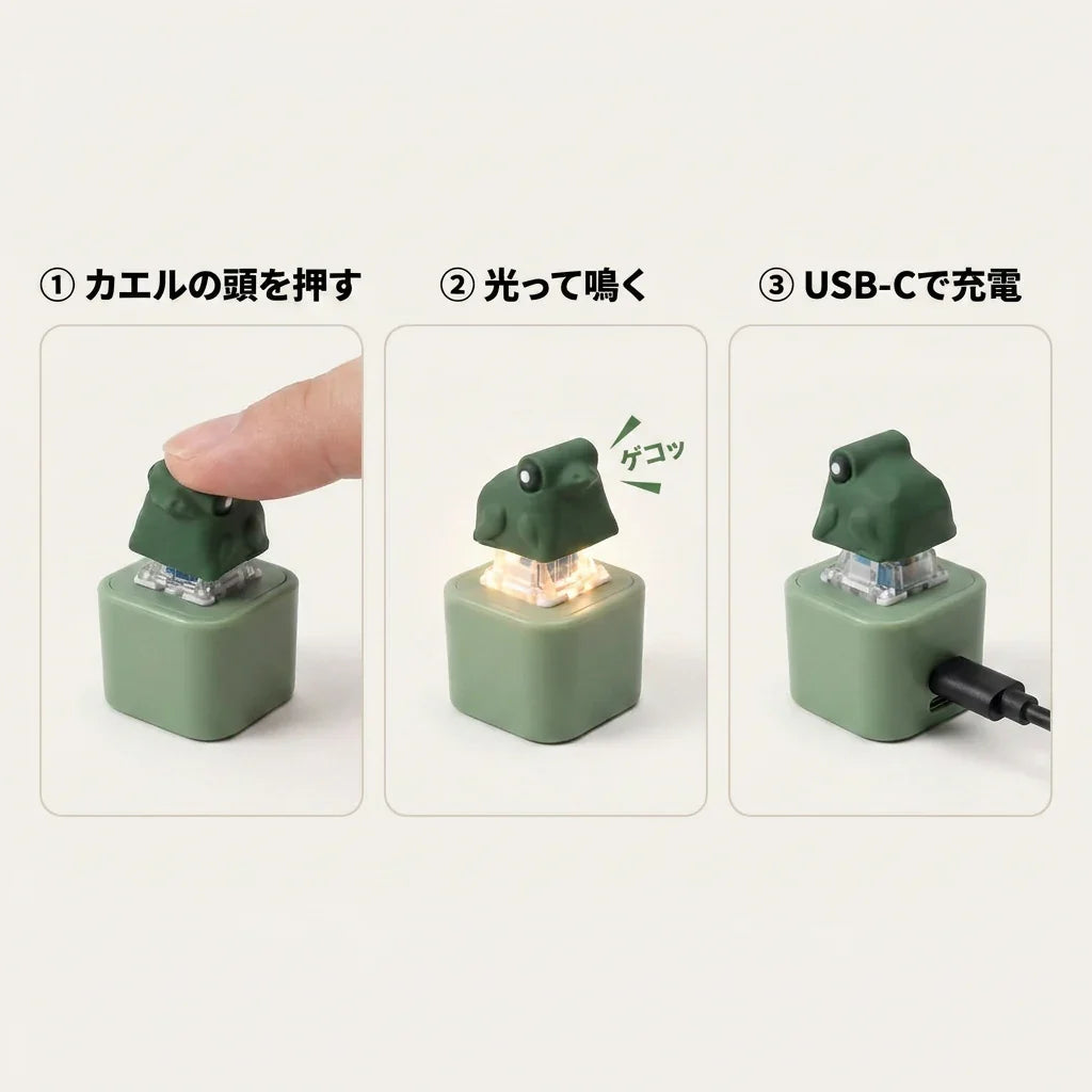 NICOMO カチッとカエル