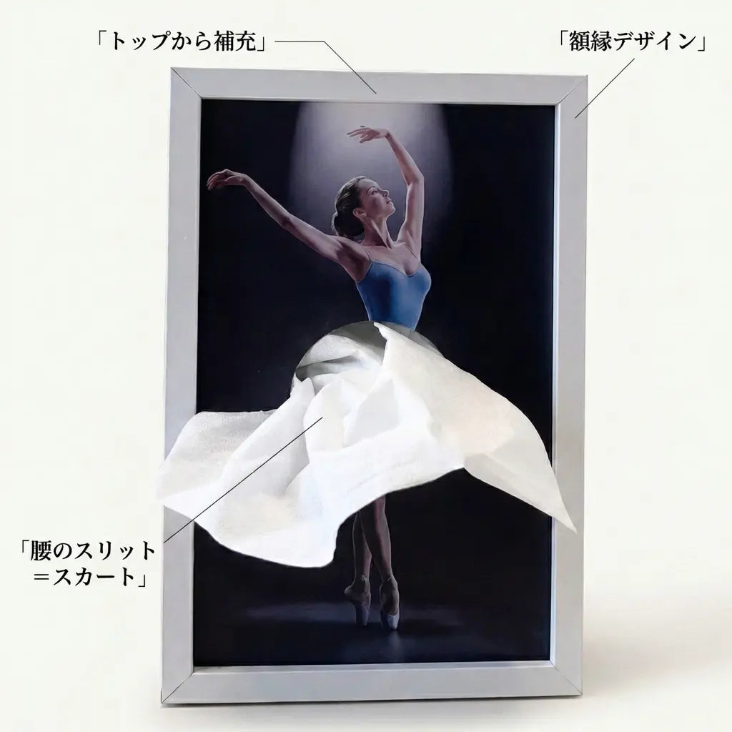 NICOMO バレエティッシュケース