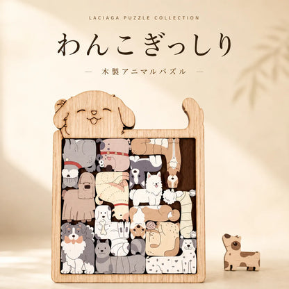 NICOMO 木のぬくもりパズル