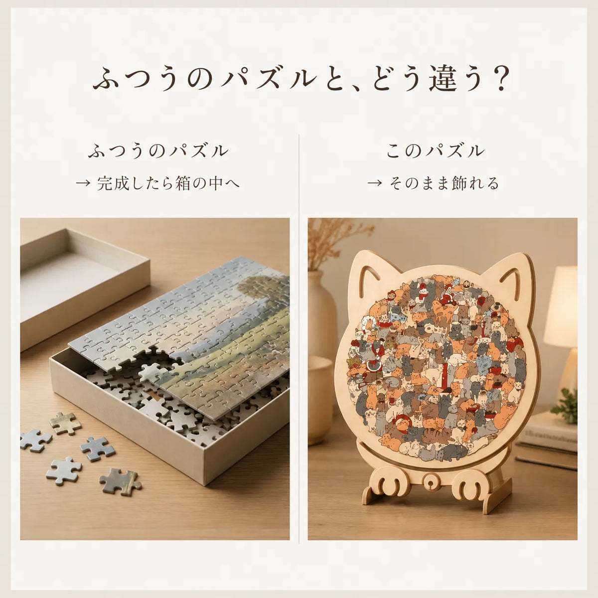 NICOMO 木製ペットパズル