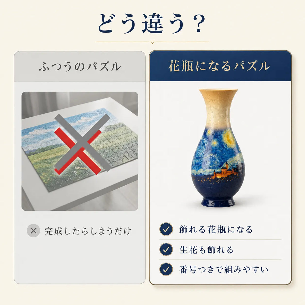 NICOMO 3D立体花瓶パズル