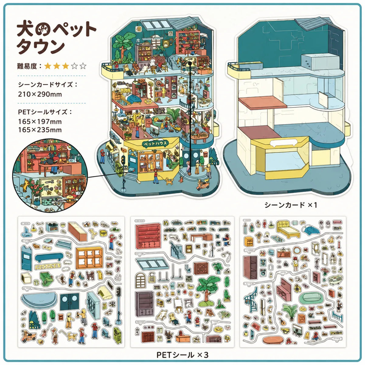 NICOMO 3D立体シーンシール