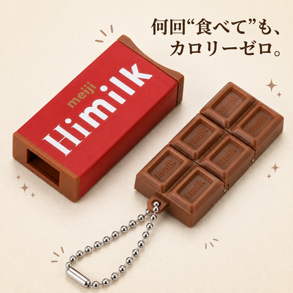 NICOMO 無限パキッとチョコ キーホルダー