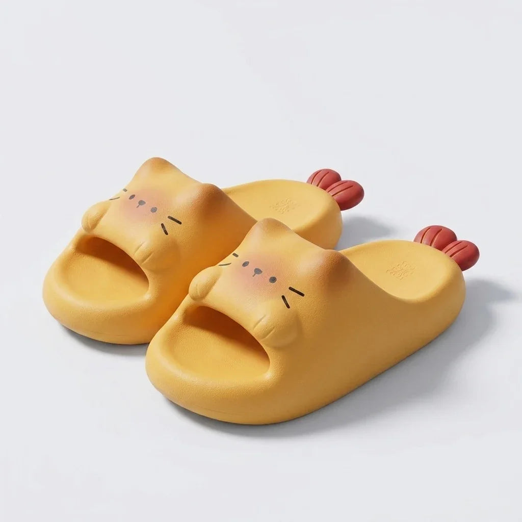 NICOMO エビフライにゃんサンダル
