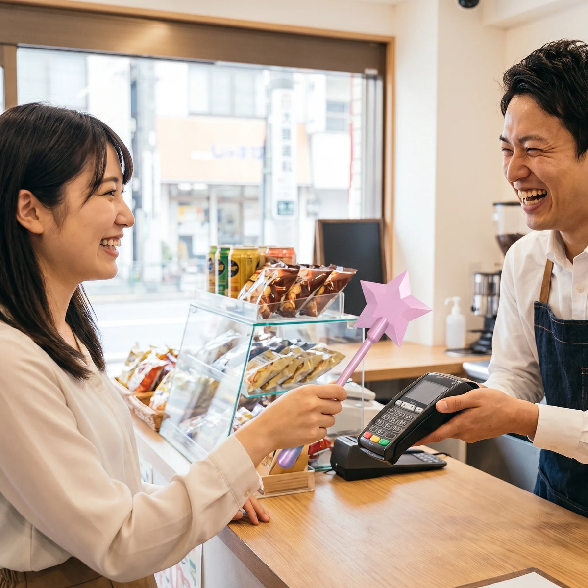 NICOMO 魔法のタッチ決済ステッキ