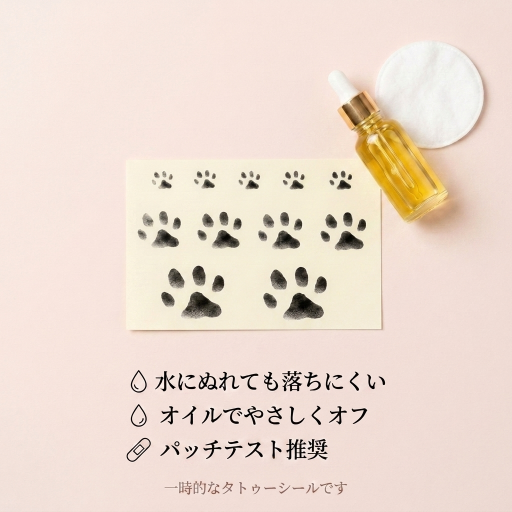 NICOMO 温感ねこ肉球タトゥー