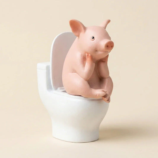 NICOMO トイレ動物のミニフィギュア