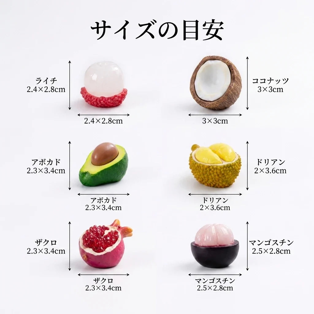NICOMO 断面フルーツ ミニチュア