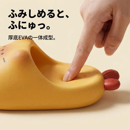 NICOMO エビフライにゃんサンダル