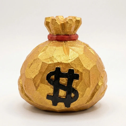 NICOMO 木彫りの金運マグネット