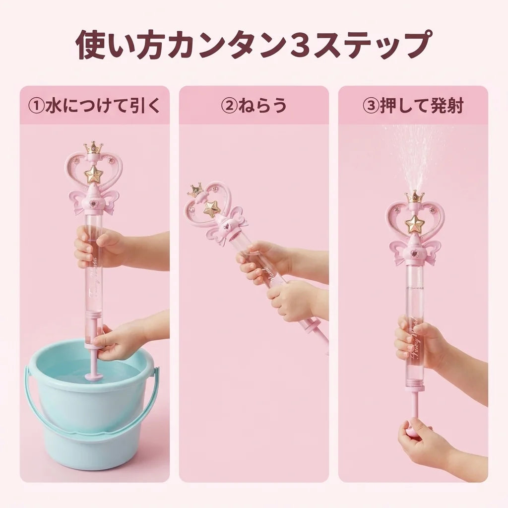 NICOMO 魔法ステッキ水鉄砲