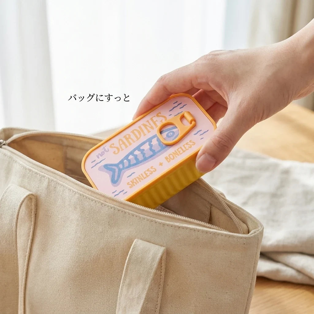 NICOMO イワシ缶ジュエリーケース