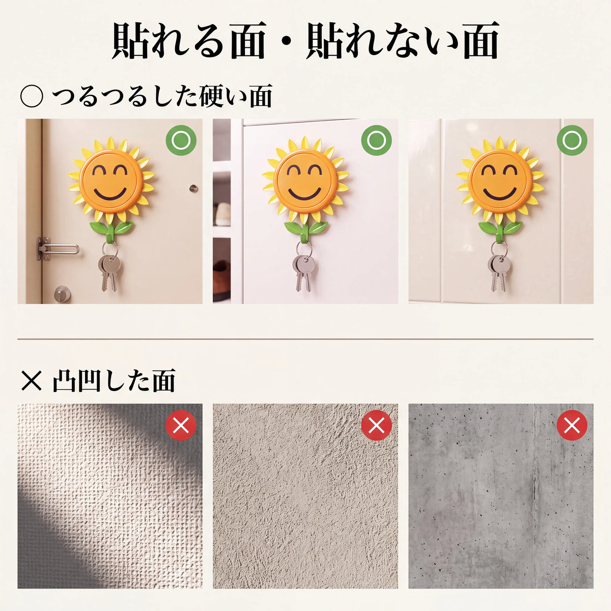 NICOMO 咲くひまわりフック