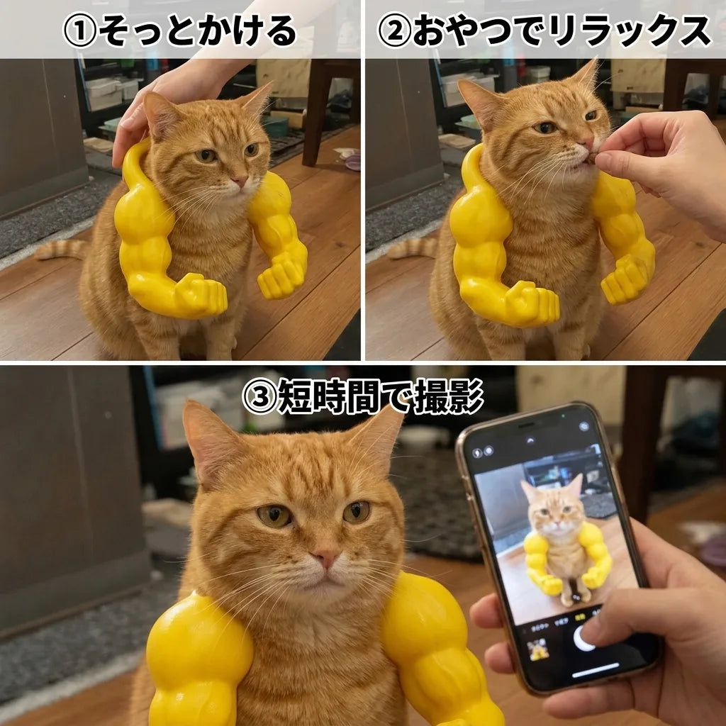 NICOMO マッチョ猫アーム