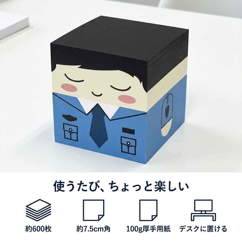 NICOMO オフィスワーカー キューブメモ