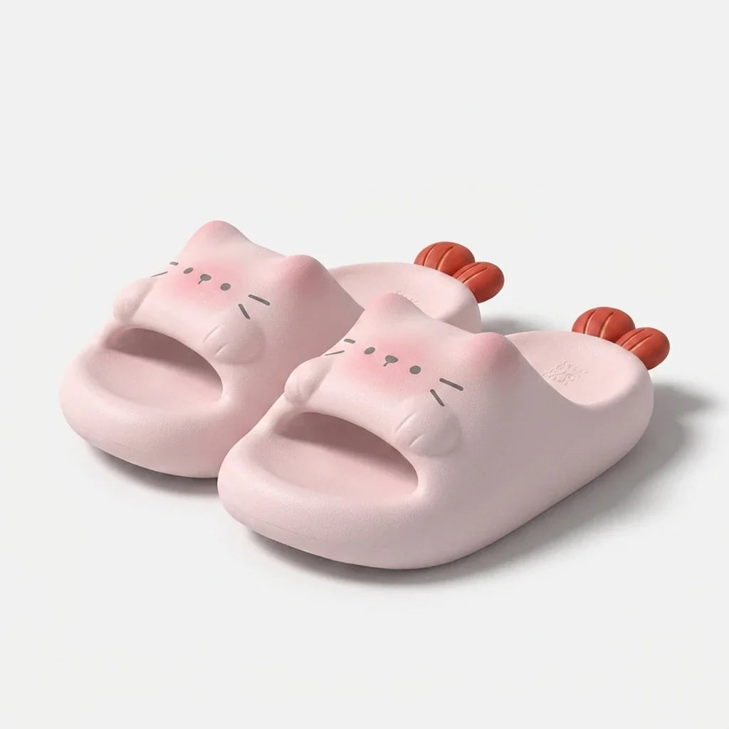 NICOMO エビフライにゃんサンダル