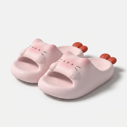 NICOMO エビフライにゃんサンダル