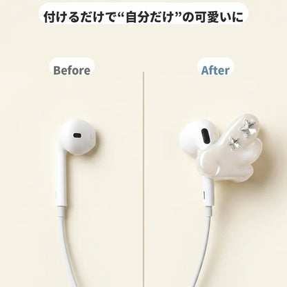 NICOMO 天使の羽イヤホンデコ