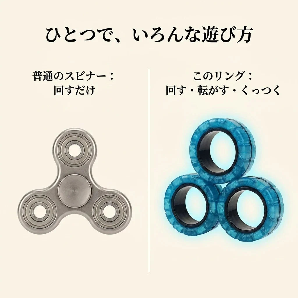 NICOMO マグネットフィジェットリング