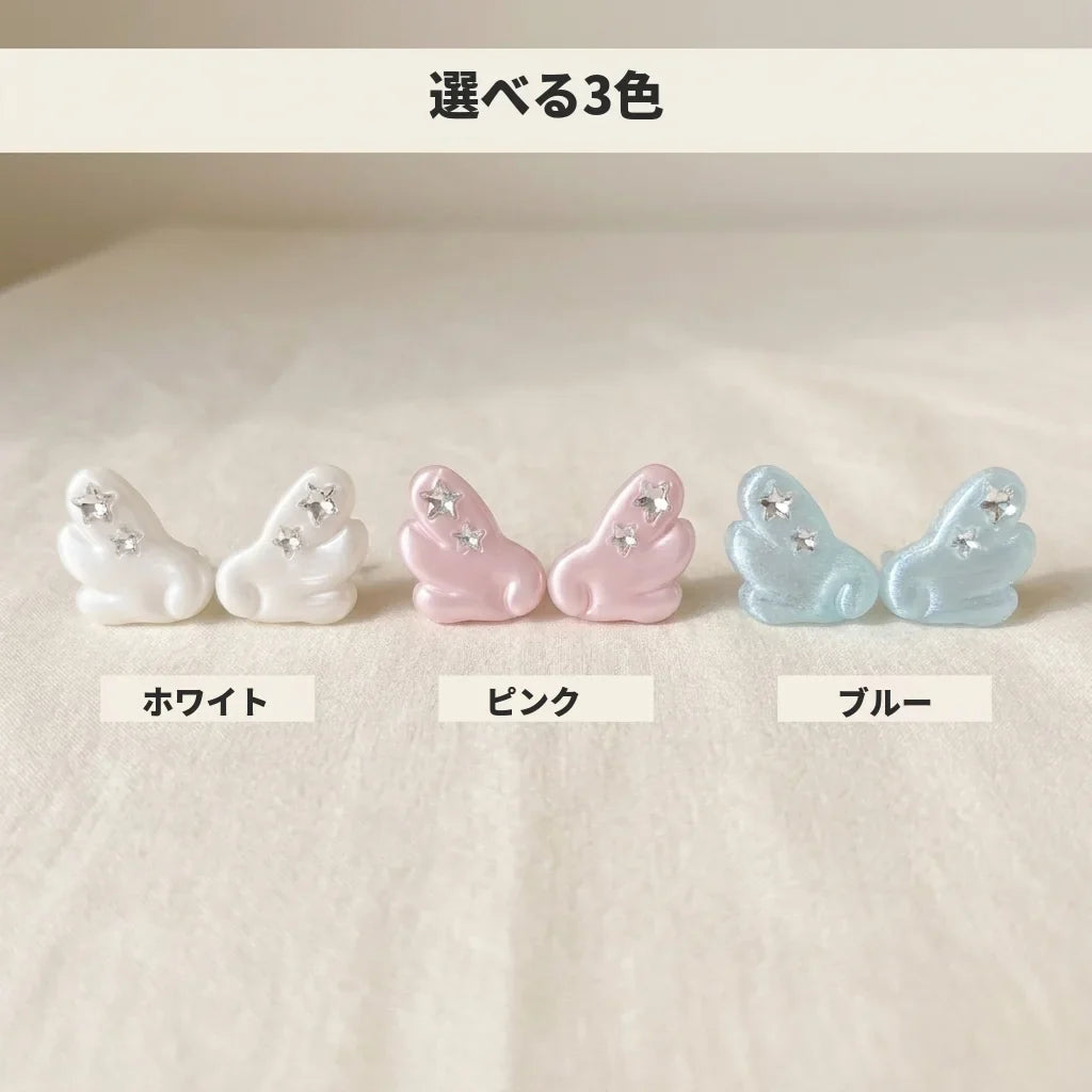 NICOMO 天使の羽イヤホンデコ