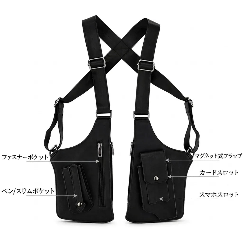 NICOMO ダブルホルスターバッグ
