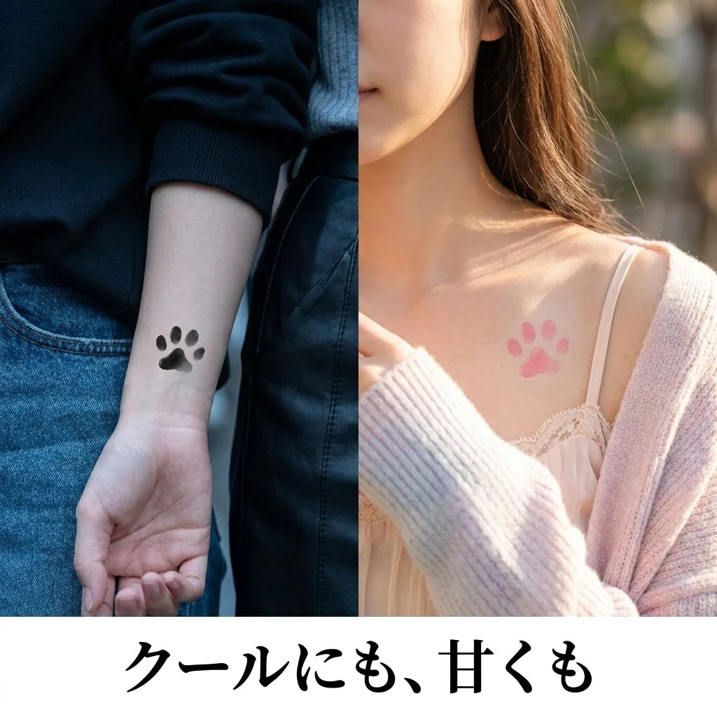 NICOMO 温感ねこ肉球タトゥー