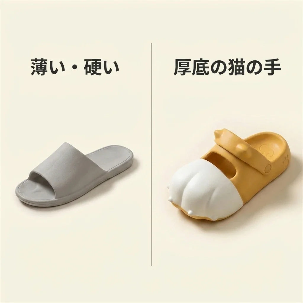 NICOMO 肉球サボサンダル
