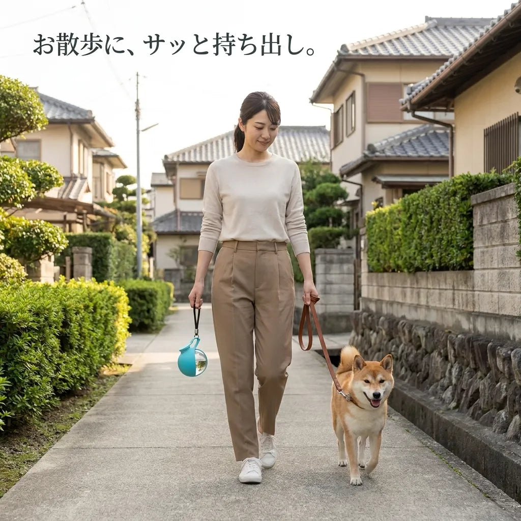 NICOMO ステンレス携帯ペット給水ボトル