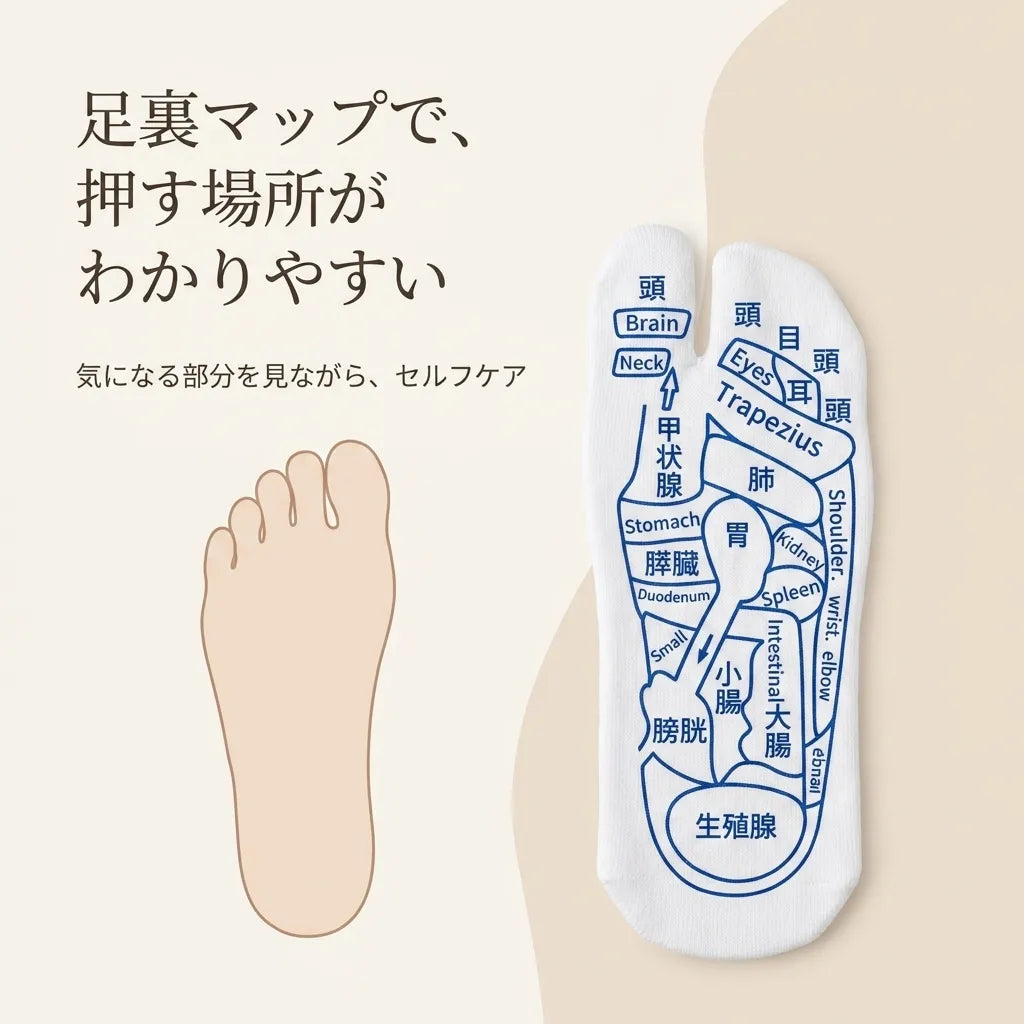 NICOMO 足裏マップケアソックス