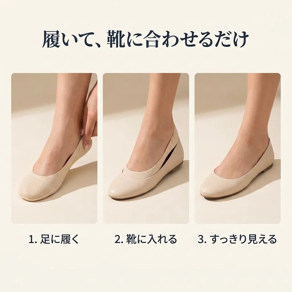NICOMO 素足見えクッションライナー 3足セット